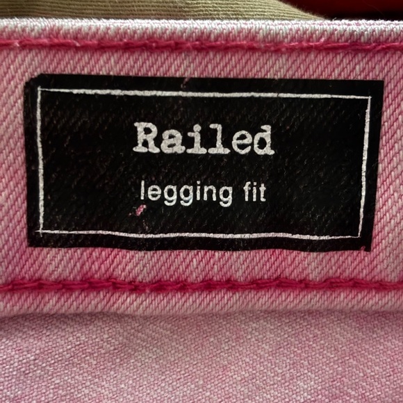 Volcom Women's Pink Ombre High Rise Skinny Jeans Legging Fit - Picture 4 of 11